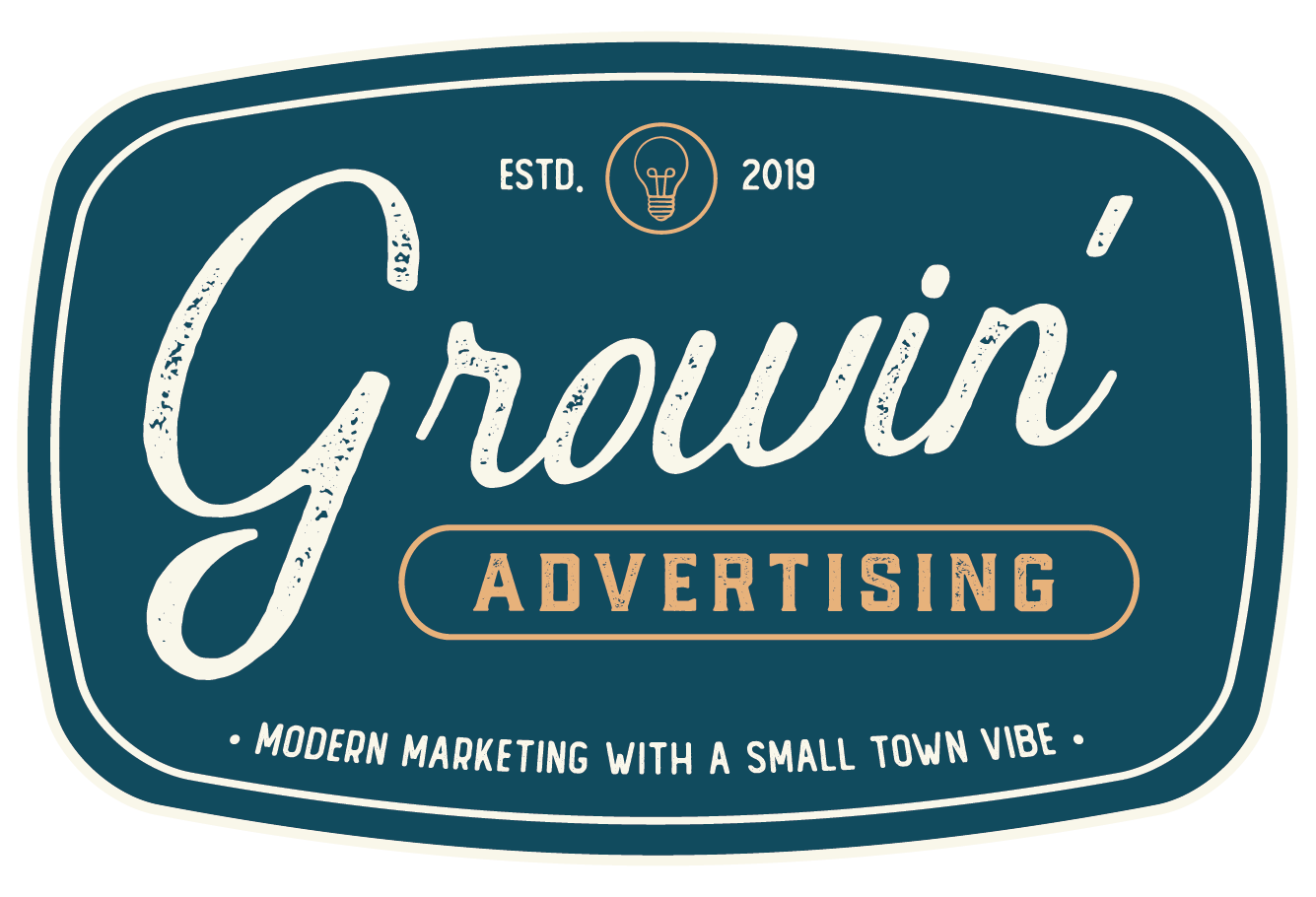 Growin' Advertising Logo